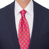 Extra Long Gagliardi Red Duchesse Silk Tie