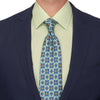Extra Long Ortigia Green Duchesse Silk Tie