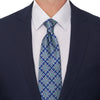 Extra Long Lampedusa Blue Duchesse Silk Tie