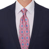 Extra Long Cathedral of Noto Pink Duchesse Silk Tie