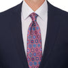 Extra Long Baroque Triumph Red Duchesse Silk Tie