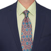 Extra Long Baroque Triumph Orange Duchesse Silk Tie