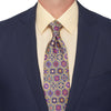 Extra Long Baroque Triumph Yellow Duchesse Silk Tie