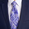 Ancient Rome Lilac Duchesse Silk Tie