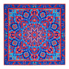 Pochette Emblema dei Templari Rosso e Blu Royal Seta