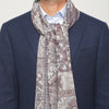 Sciarpa Grigio Mosaico Siciliano Double Face Lana