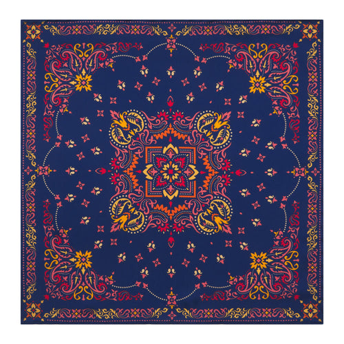 The Last Dance Blue Silk Pocket Square