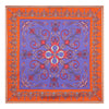 Pochette Fiore di Sicilia Viola e Arancione Seta