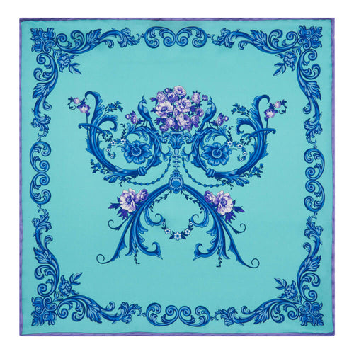 Donnafugata Aqua Silk Pocket Square