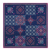 Pochette Don Fabrizio Blu e Rosa Seta