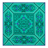 Pochette Arte Barocca Verde Seta