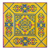Pochette Arte Barocca Giallo Seta