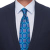 Michelangelo Masterpiece Blue Duchesse Silk Tie