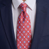 Seneca Red Duchesse Silk Tie
