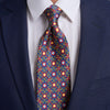 Seneca Blue Duchesse Silk Tie