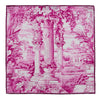 Ancient Rome Pink Silk Pocket Square