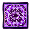 Pochette Viola Trasformazione Seta Duchesse