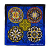 Pochette Ceramica Barocca Royal Blu e Giallo Seta