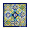 Pochette Majolica di Taormina Giallo e Blu Seta