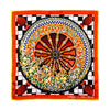 Ancient Sicily Red Silk Pocket Square