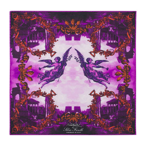 Pochette Il Paradiso Viola Seta