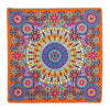 Foulard Fiore di Taormina Arancione Seta Twill con Ferma Foulard