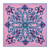 The Flower of Venice Pink Silk Pocket Square
