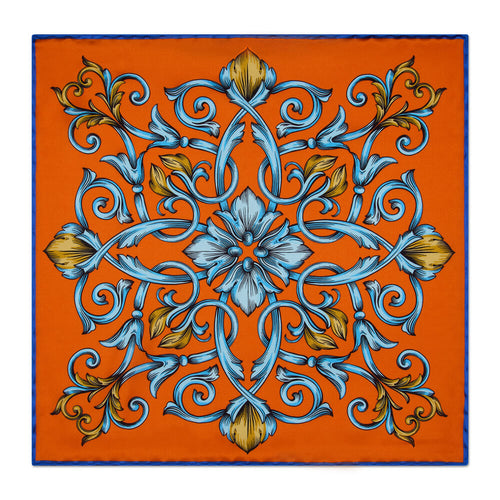 Pochette Fiore di Venezia Arancione Seta