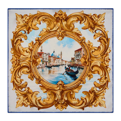 Gondola Silk Pocket Square