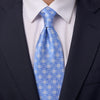 The Merchant of Venice Light Blue Duchesse Silk Tie