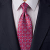 St.Mark's Square Red and Blue Duchesse Silk Tie