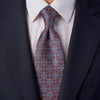 The Gritti Orange and Yellow Duchesse Silk Tie