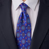 Cravatta Palazzo Ducale Blu Royal Seta Duchesse