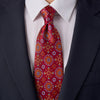 Cravatta Palazzo Ducale Bordeaux Seta Duchesse