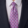 The Serenissima Pink Duchesse Silk Tie