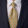 The Serenissima Yellow Duchesse Silk Tie