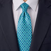 The Frari Green Duchesse Silk Tie