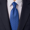 Venetian Elegance Blue Duchesse Silk Tie