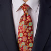 Murrine Burgundy Duchesse Silk Tie