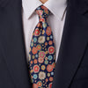 Murrine Blue Duchesse Silk Tie