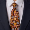 Murrine Brown Duchesse Silk Tie