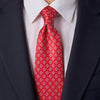 The Style of Venice Red Duchesse Silk Tie