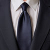 Cravatta Blu Navy Raso di Seta 