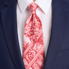 Ancient Rome Red Duchesse Silk Tie