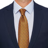 Orange Metropolitan Flair Duchesse Silk Tie