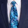 PRE-ORDER - Roses of Sicily Blue Duchesse Silk Tie