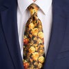 PRE-ORDER - Roses of Sicily Yellow Duchesse Silk Tie