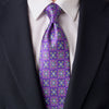 Camastra Purple Duchesse Silk Tie