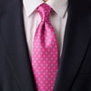 Ceramic Elegance Fuchsia Duchesse Silk Tie