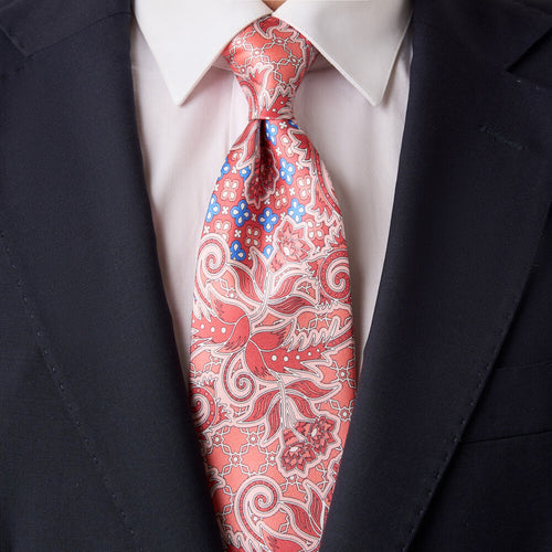 The Ceramist Pink Duchesse Silk Tie